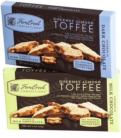 Chocolate Almond Toffee Bar by Fern Creek Confections - Milk (5.2 ounce)