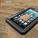 Fintie Shockproof Case for All-New Amazon Fire 7 (7th Gen, 2017 Release) - [Tuatara Magic Ring] [360 Rotating] Multi-Functional Grip Stand Protective Carry Cover w/Built-in Screen Protector, Black