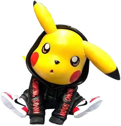 Amazon Co Jp 本物のポケモンフィギュア ピカチュウ ピカチュウqバージョンファッション衣類モデル ホーム キッチン