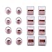 Mudder 16 Pack Chair Leg Caps Feet Pads Wood Floor Protectors Furniture Table Covers Set, Round and Square