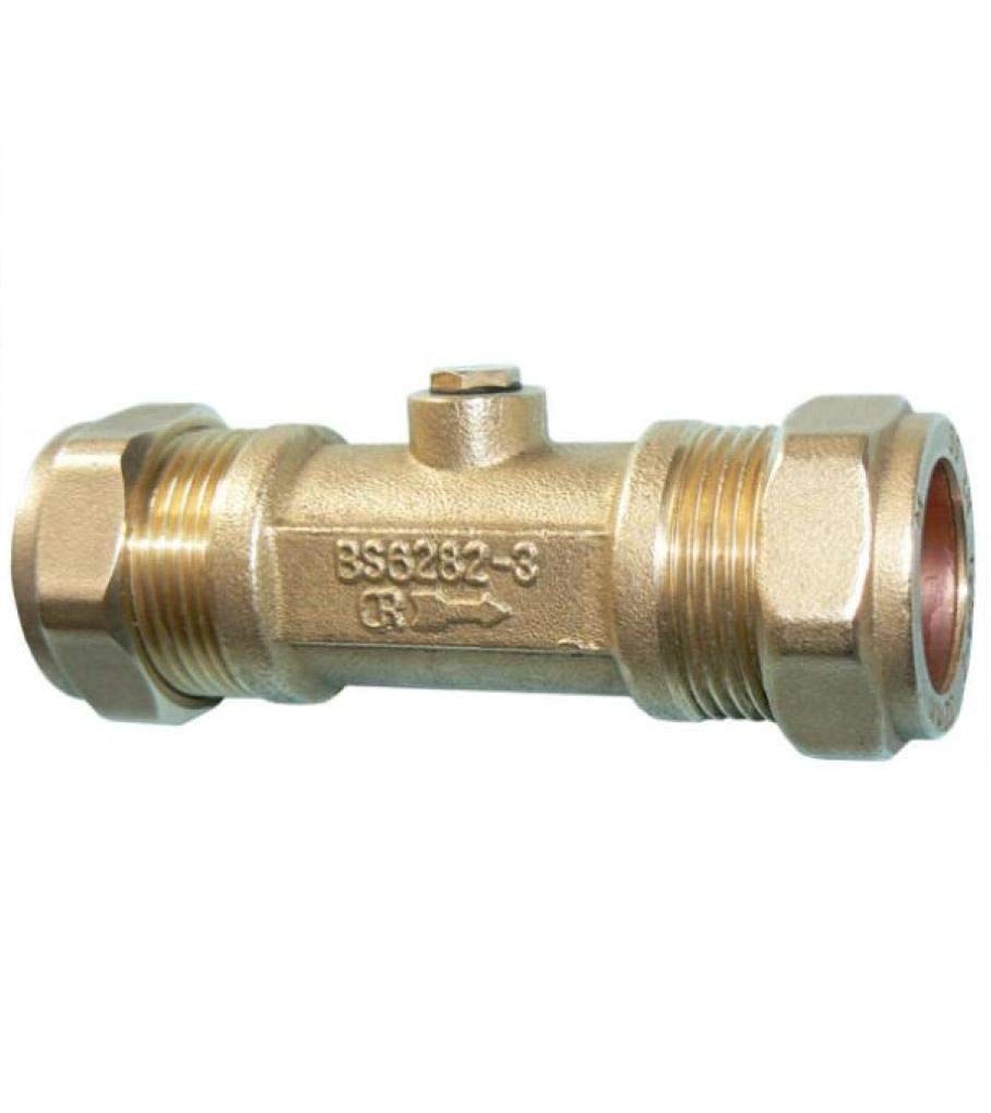 15mm Double Check Valve - DZR Compression - Pack of 5
