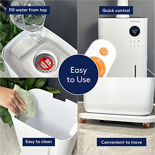 Toutouan Tower Humidifiers for Whole House, 2000ml/h Cool Mist