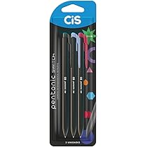 Caneta Esferográfica Retrátil PENTONIC SWITCH Blister com 3