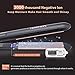 Hair Straightener and Curler with Negative Ions – Dual Voltage Flat Iron for Hair, 1-inch Straightening Iron, 2 in 1 Straightener and Curling Iron with 10 Heat Setting by PRITECHthumb 1