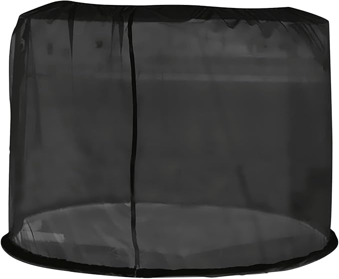 æ— Schwarzer Regenschirm für den Außenbereich, passend für 2,4 - 3 m