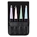 4-Piece Professional Tweezers Set with Case | Stainless Steel | Best Precision for Eyebrow, Splinter & Ingrown Hair Removal | Includes: Slant, Straight, Point & Point/Slant