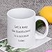 Funny Coffee Mug Let's Keep Annoyance To A Minimum Today The Office Coffee Tea Cup with Funny saythings Novelty Mugs Funny Mugs for Coworkers Boss Friends Men Women White Elephant