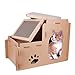 Vencer Recyclable Cardboard Cat House Scratcher(DIY Assembled),VSP-009