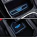 Auovo Anti-dust Door Mats for 2017 2018 2019 Jeep Compass Gate Door mats Liner Inserts Cup Console Mat Interior Accessories (Pack of 15, Blue)