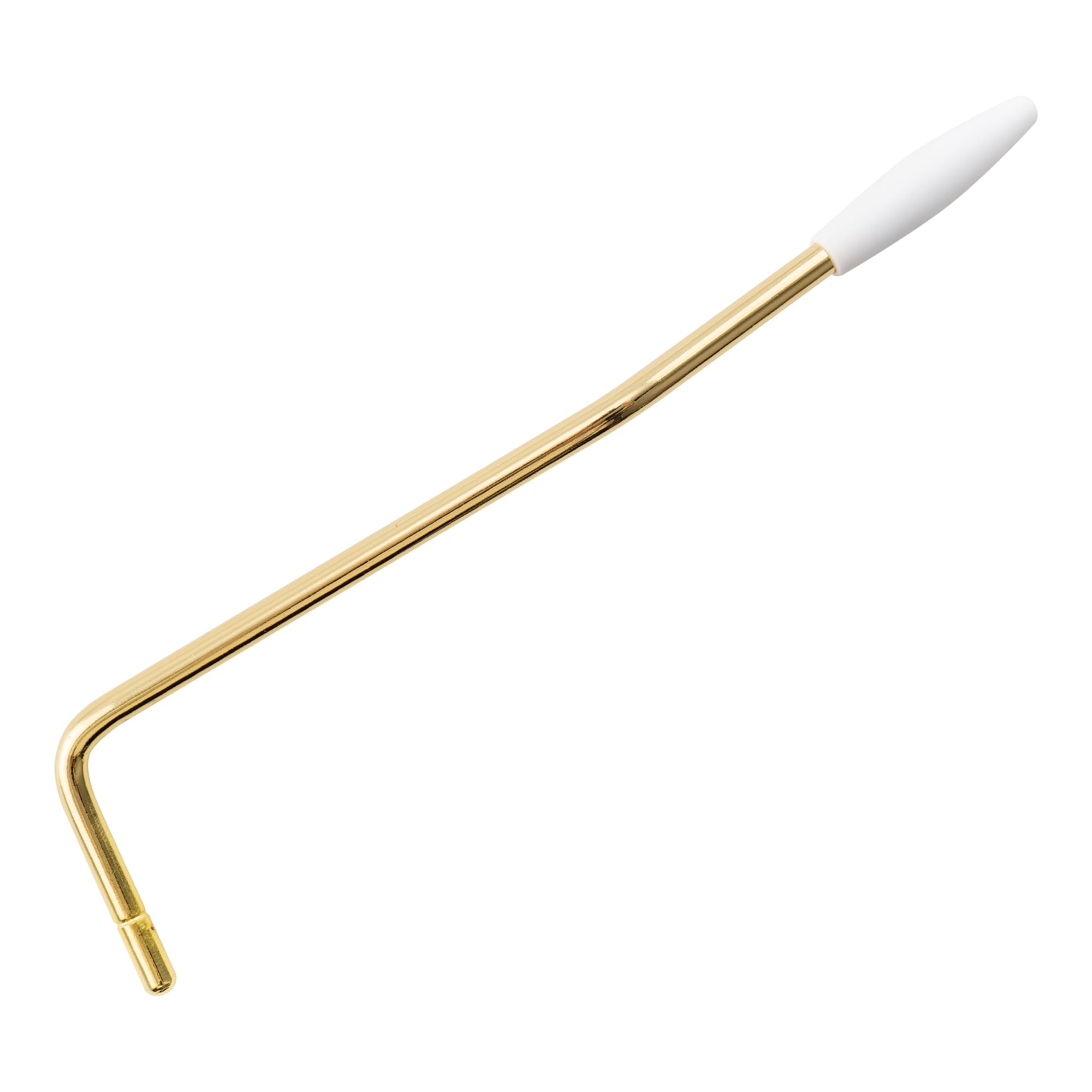 Wilkinson 5mm Push-In Tremolo Arm Whammy Bar for Wilkinson and Other Import Strat Electric Guitar, Gold with White Tip