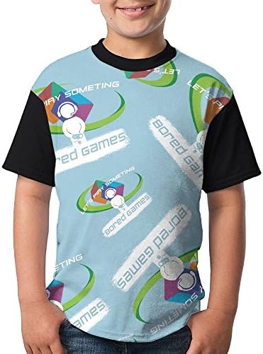 Bored-Games-Board-Gaming Boy Youth 3D Printing Fashion Round Neck T Shirts Funny Short-Sleeve T-Shirts