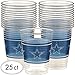 Amscan Classic Blue Ultimate Dallas Cowboys Plastic Cups - 16 Oz. (Pack of 25) - Ideal for Game Day Celebrations & Gifts
