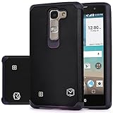LG Escape 2 Case, MP-Mall [Dual Layer] [Shockproof] Armor Hybrid Defender Anti-Drop Rugged Premium Protective Case Cover Fit For LG Escape 2 (Black)