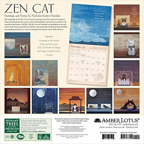 Zen Cat 2022 Wall Calendar Pricepulse