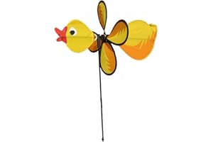 In the Breeze 2809 — Baby Duck Ground Spinner — Small Wind Spinner for Gardens, Planters, Flower Pots, Yards