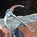 B1ST Grappling Hook Upgraded with 3 Folding Sawtooth Claws Lightweight Collapsible SUS304 Spring Steels Anchor Outdoor Gravity Carabiner Load 380Kg for Climbing, Hiking, or Tree Limb Removal