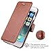 TANNC iPhone 8 Plus Wallet Case, iPhone 7 Plus Case, Flip Leather Phone Case [Screen Protector Included] [Layered Dandy] [Card Slot] [Kickstand] - for iPhone 8 Plus and iPhone 7 Plus - Brown