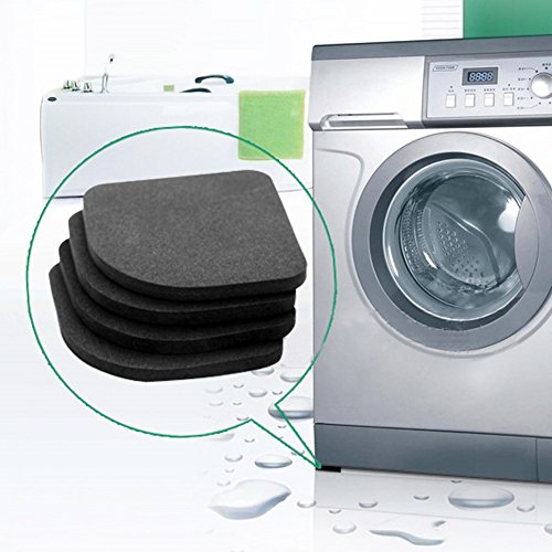 MXY Multifunctional Anti-vibration Washing Machine Shock Pads Refrigerator Floor Protector Pads 4 Pack