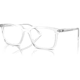 Ray-Ban RX7239 Alain Optics Rectangle Eyeglasses for Men for Women | In Alain Rectangular Prescription Eyewear Frames, Transparent Blue.