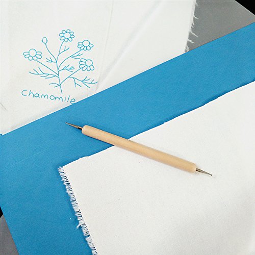Set of 10 Cross Stitch Tools Includes Transfer Papers,Transparent Papers,Water Soluble Pen, Counterdraw Iron Pen,Embroidery Supply for Paining Patterns on Cloth