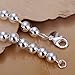 Ingooood Valentines Gifts,925 sterling silver Fashion beads bracelets&bangle forWomen