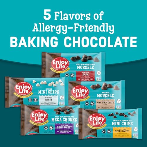 ENJOY LIFE RICEMILK BAKING MORSELS, 9 OZ BAG