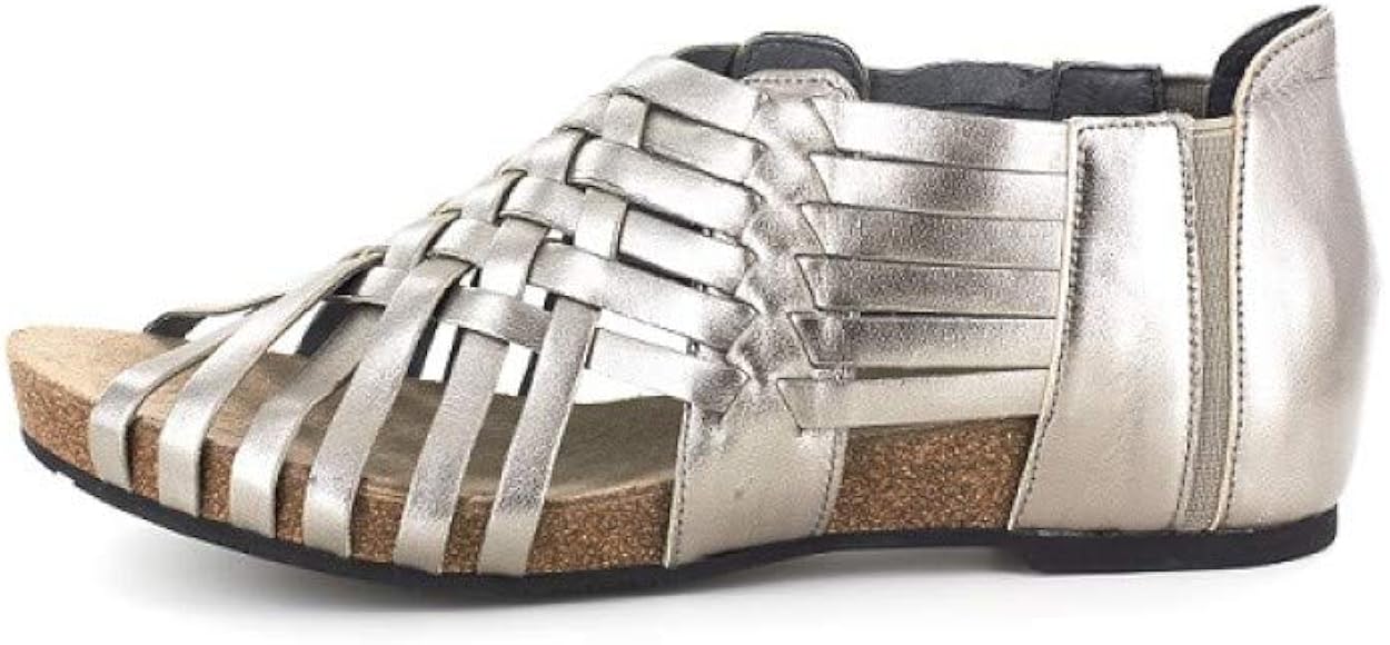 black leather woven sandals