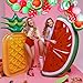 Gejoy Watermelon Balloon Garland Arch Kit Watermelon Foil Balloons with Watermelon Balloons for Watermelon Party Decoration Birthday Party Supplies