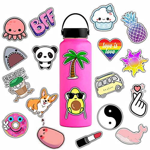 image for Feeke Cute Stickers Pack 50 Pcs Lovable Aesthetic Stickers Vinyl Decal