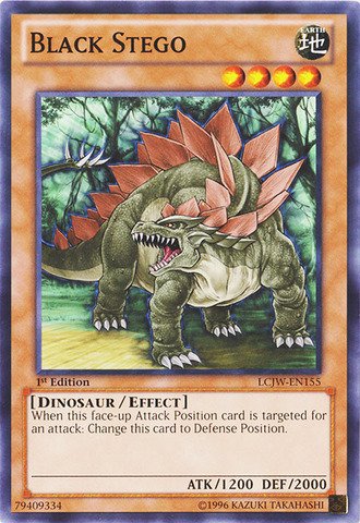 Yu-Gi-Oh! - Black Stego (LCJW-EN155) - Legendary Collection 4: Joey's World - 1st Edition - Common