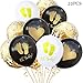 Baby Shower Balloons Oh Baby Black,White, Confetti Balloons Pack of 20, 12 inch, for Boy and Girl Baby Shower Birthday Party Supplies