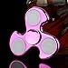 Newest Spinner Fidget LED Light UP Glow, Tri-Spinner Hand Spinner Fidget, Hybird Bearing, New Style Novelty Toy, Kids Adult Focus Desk Toy (Hot Pink)