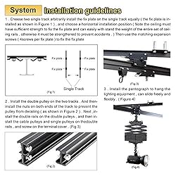 197" x197"Studio Pantograph Photography Ceiling