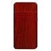 4BOSS PREMIUM WOOD USB Rechargeable Electronic lighter Windproof, flameless, no gas and fluid required, energy-saving side button double arc lighter. (Wood)