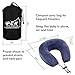 Pete Gear Hub Travel Pillow - Memory Foam Neck Pillow - Airplane Pillow for Car, Bus, Train Travel, Rest - 2 Carry Travel Pillowcase - Protective Navy Blue Velour Cover Product Name