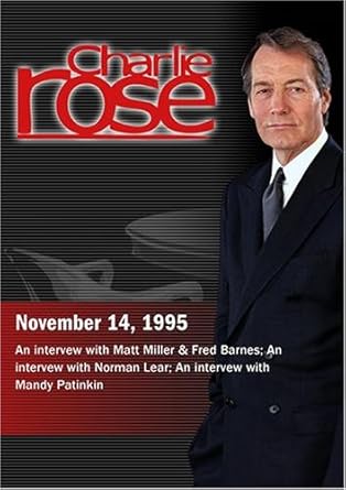 Amazon Com Charlie Rose November 14 1995 Movies Tv