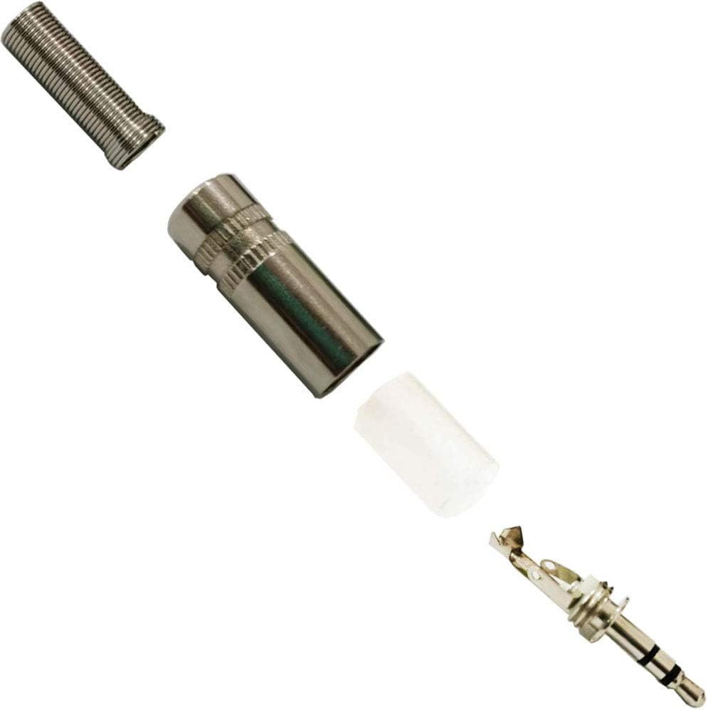 RUNCCI-YUN 12pcs TRS Male PlugReplacement 3 Pole 3.5mm Male Repair headphone Jack Plug Metal Audio Soldering Adapter Converter Headset Connector Stereo Plug - Image 3