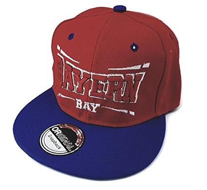 Snapback Fussball Bundesliga Fan Sports Caps Basecap Bayern Bay rot/blau