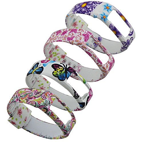 Sankit sport fitness Colorful with White Dots Spots Replacement Wrist Band for Garmin Vivofit(No tracker, Replacement Bands Only)