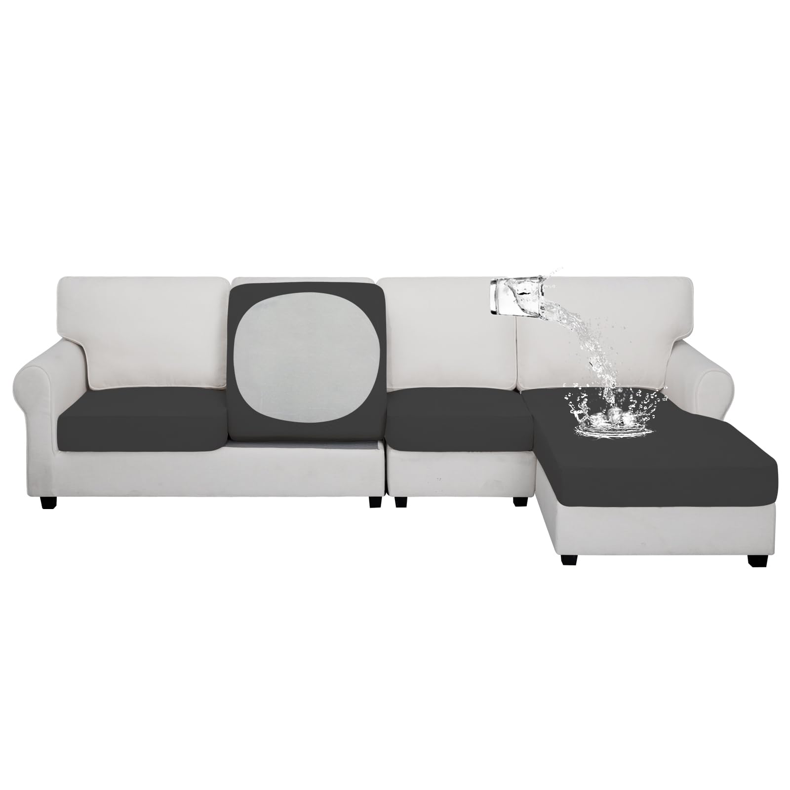Easy-Going 100% Waterproof 4 Pieces Couch Cushion