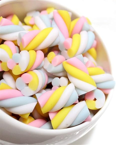 Amazon Co Jp Jagetrade 10ピース樹脂マシュマロスライムビーズ泥フィラーインレイお菓子おもちゃ用発泡スライム雲スライム アクセサリーdiy材料装飾 ホーム キッチン