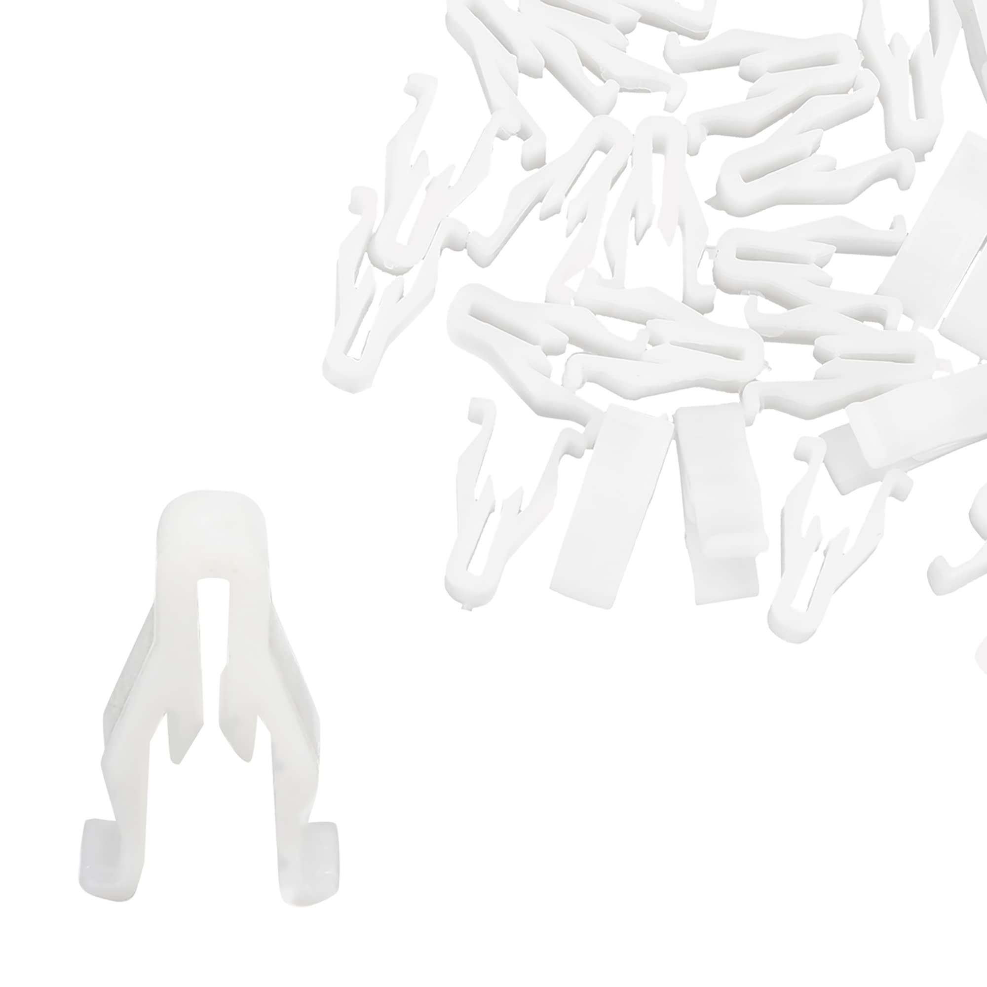 Photo 1 of X AUTOHAUX 30pcs White Plastic Nylon Switch Bezel Clip 90467-10203 for Toyota for Lexus 4Runner Camry Corolla Highlander Land Cruiser RAV4 Sienna Tundra Etc