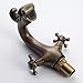 Rozin Dragon Design 2 Knobs Bathroom Basin Faucet Single Hole Lavatory Sink Mixer Tap Antique Brass