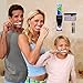 Ocathnon Dust-Proof Toothpaste Dispenser and Toothpaste Squeezer Kit Wall Mounted 5 Toothbrush Holder with Cover Hand Free Toothpaste Squeezer-Black