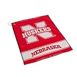 NCAA Nebraska Cornhuskers Jacquard Woven Golf Towel