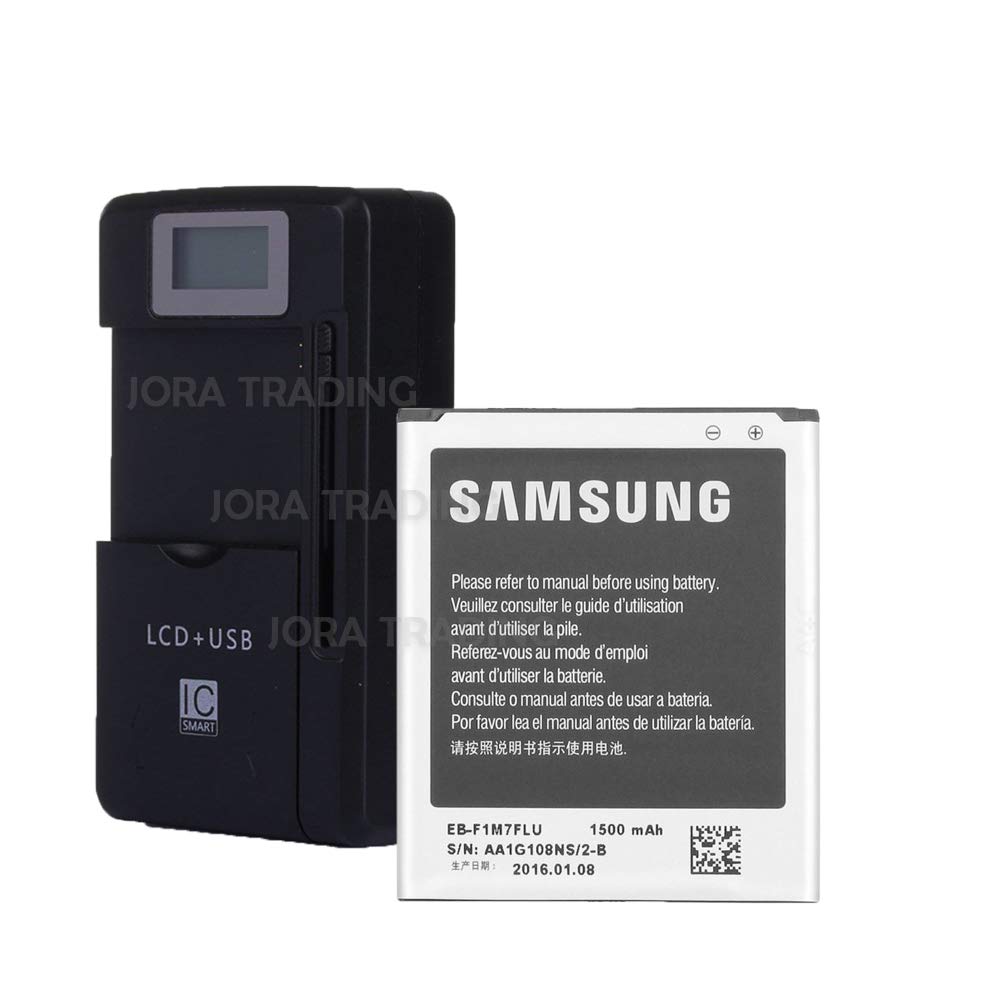 Amazon.com: OEM Battery EB-F1M7FLU for Samsung Galaxy S3 Mini GT-i8190  w/Universal LCD Battery Charger + USB-Port (Adjustable Dock) in Non-Retail  Packaging: ...