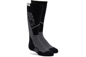 Comfortable Youth Moto Socks in Black by 100%