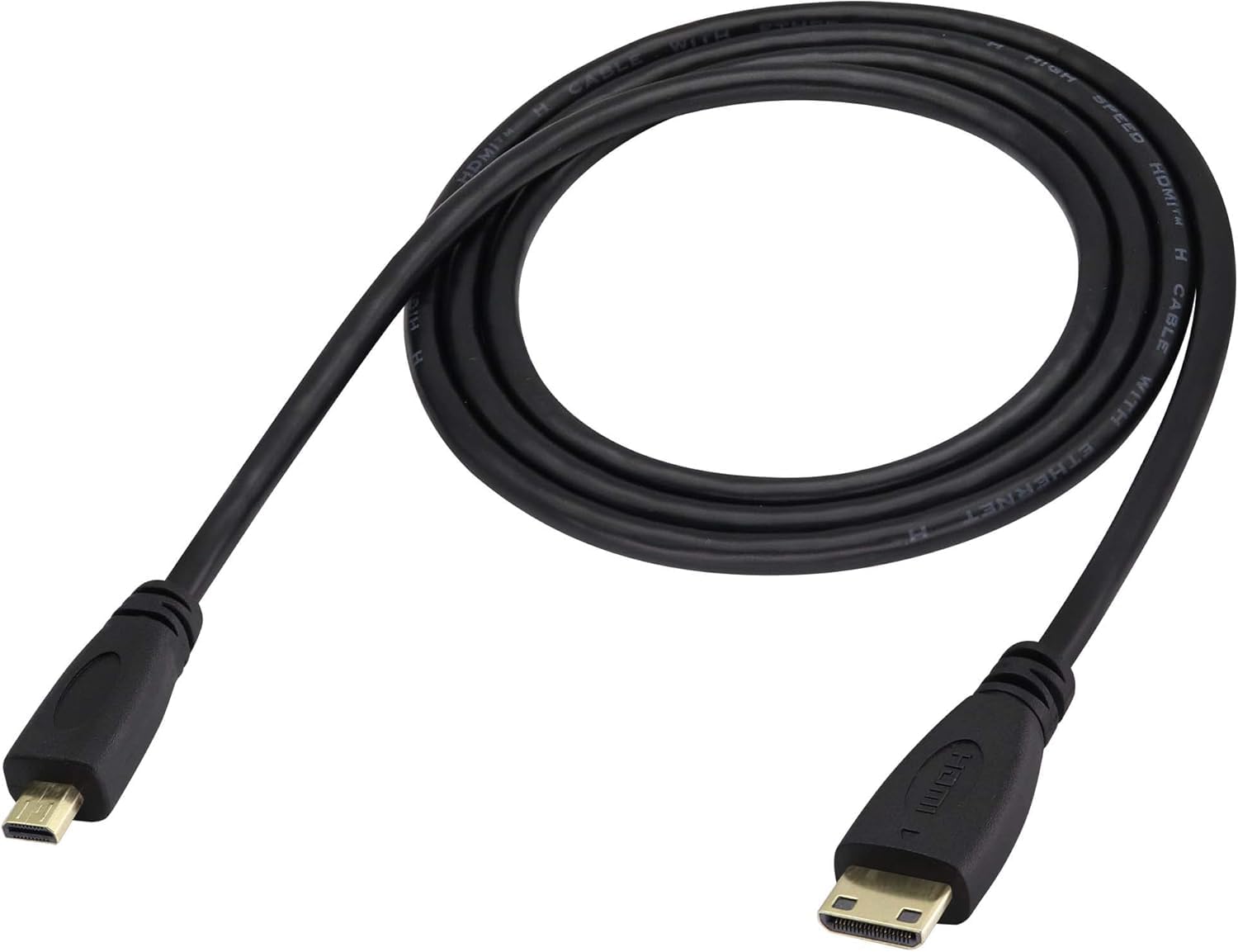 zdyCGTime micro hdmi socket male to mini hdmi male converter,high speed micro hdmi cable 4k,Compatible with digital cameras, tablet,monitors,and other devices.(1m)