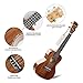 Deviser Concert 23inch professional ukulele Solid Koa Top Koa back & side with Gig Bag & Aquila String & Digital Tuner & Strap & Polishing Cloth