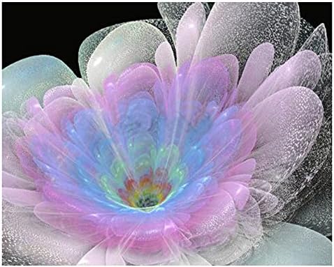 5d Fantasy Flower Diamond Painting DIY - Flowers Embroidery Cross for Men, Women and Kids (J)